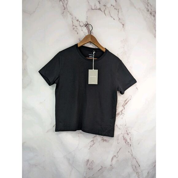 Everlane Tops - Everlane T Shirt Womens Black Crewneck Box Cut Tee The Organic Cotton